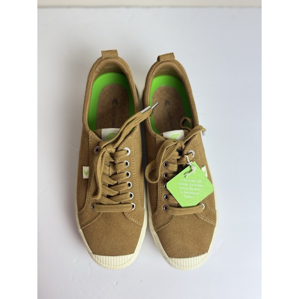 Women's Size 10.5 Men 9 CARIUMA Unisex OCA Low Camel Suede Sneaker - Picture 4 of 10